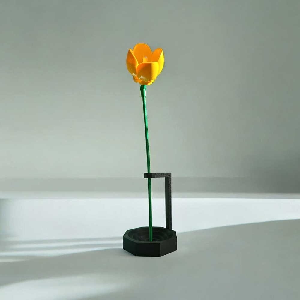 Flowe Black Base, Foe Single Flower